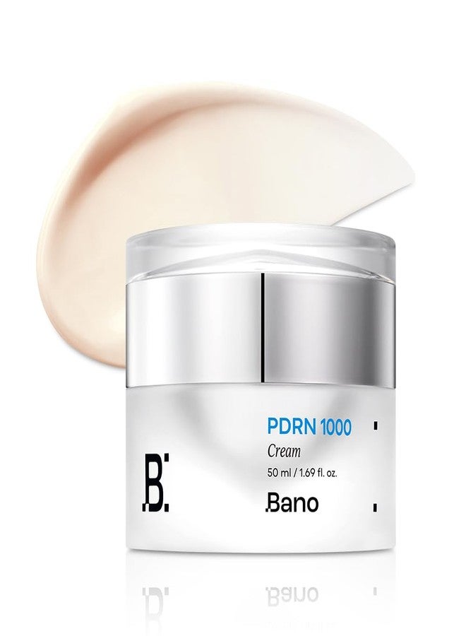 Bano PDRN 1000 Cream - PDRN & Collagen Firming Cream for Loose Skin | Face Moisturizer for Sensitive Skin | Bakuchiol for Skin Elasticity | Korean Skin Care | Fragrance-Free | 1.69 fl oz - Image 1